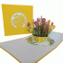 pop-up tulpen kaart